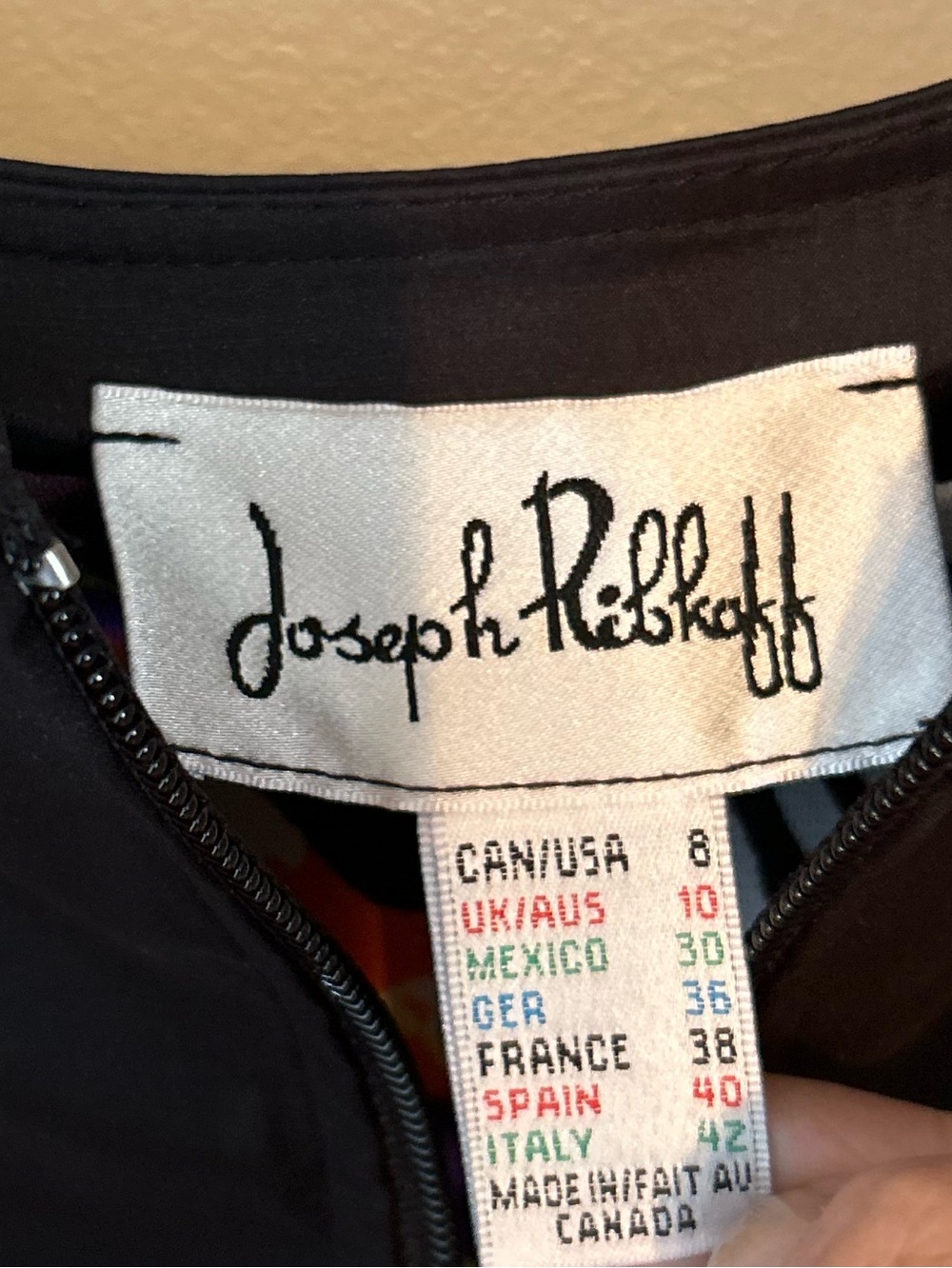 Joseph Ribkoff mesh insert skirt - Picture 9 of 13